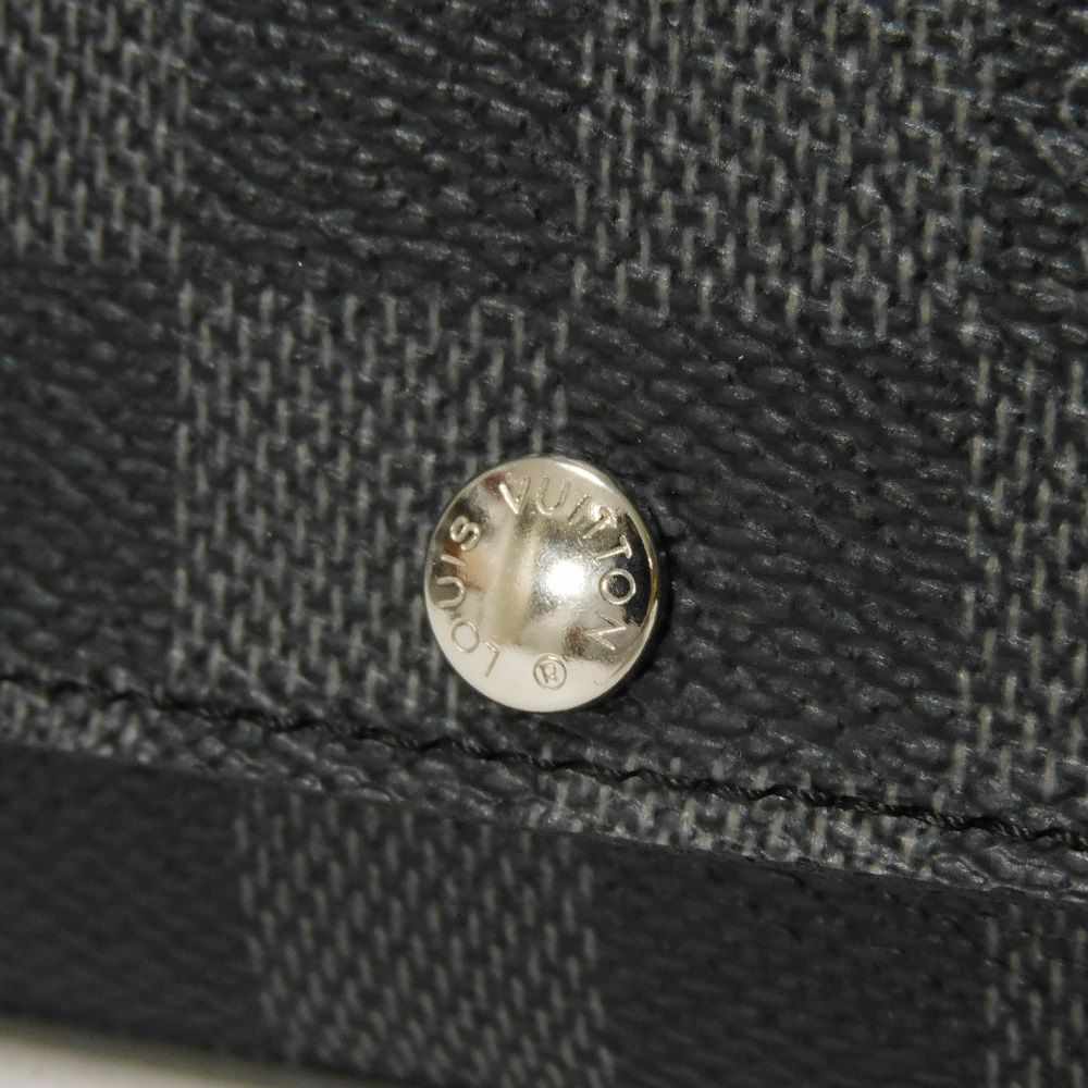 LOUIS VUITTON Key case Key holder N62662 leather Noir Damier Graphite Multicles 6