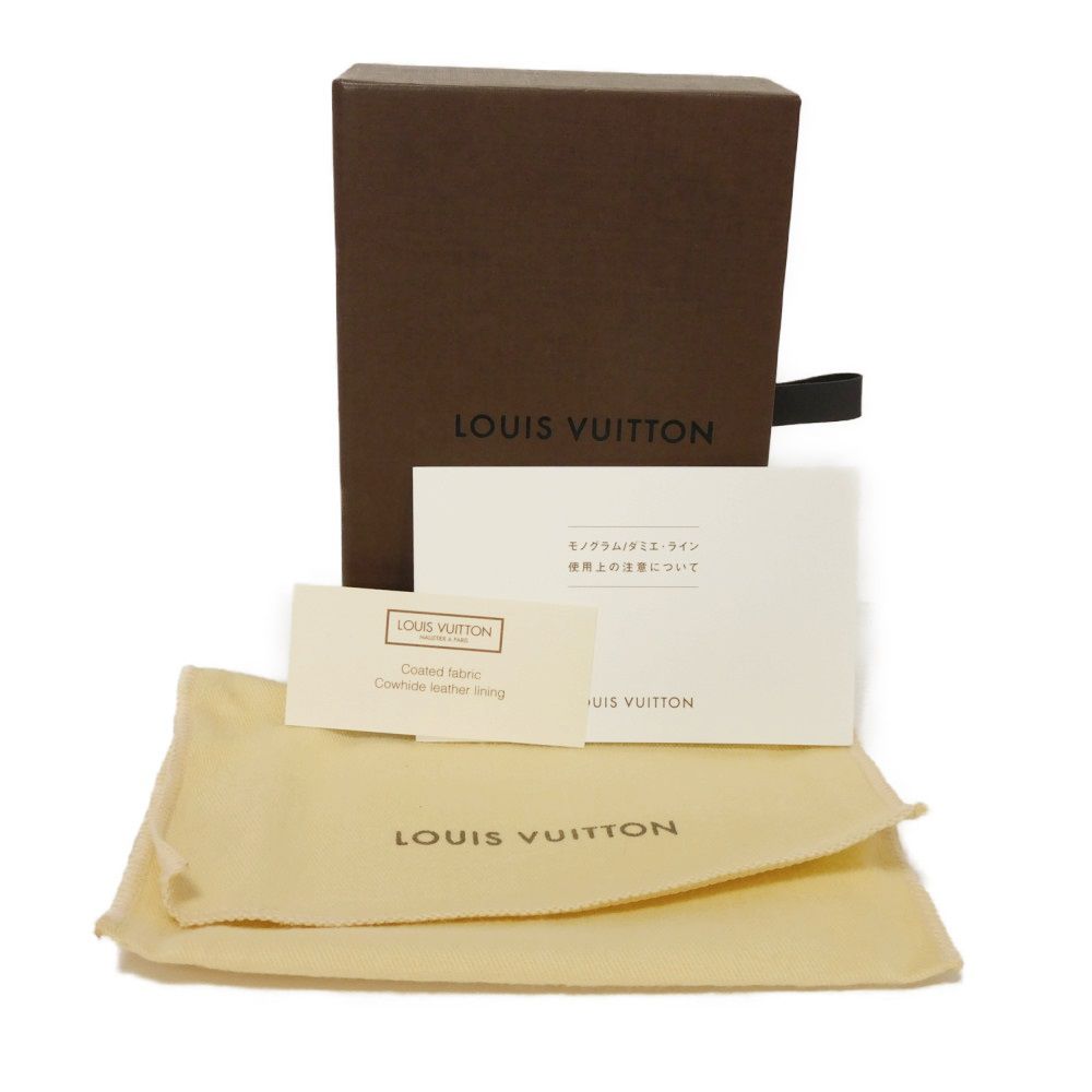 LOUIS VUITTON Key case Key holder N62662 leather Noir Damier Graphite Multicles 6