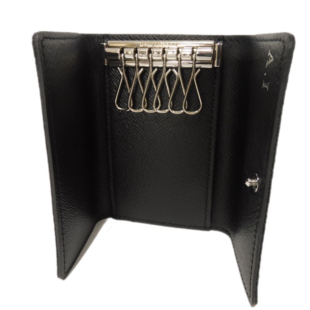 LOUIS VUITTON Key case Key holder N62662 leather Noir Damier Graphite Multicles 6