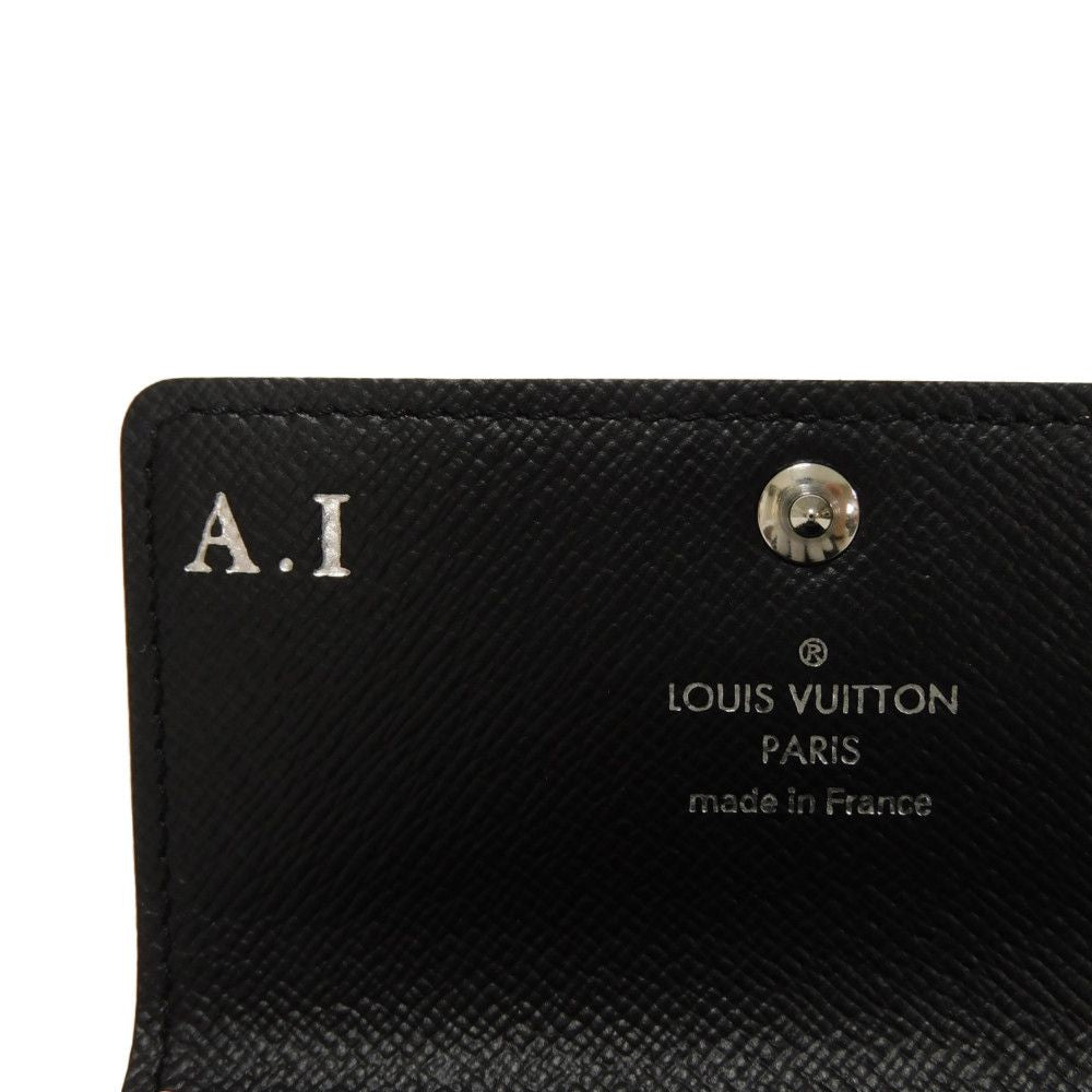 LOUIS VUITTON Key case Key holder N62662 leather Noir Damier Graphite Multicles 6