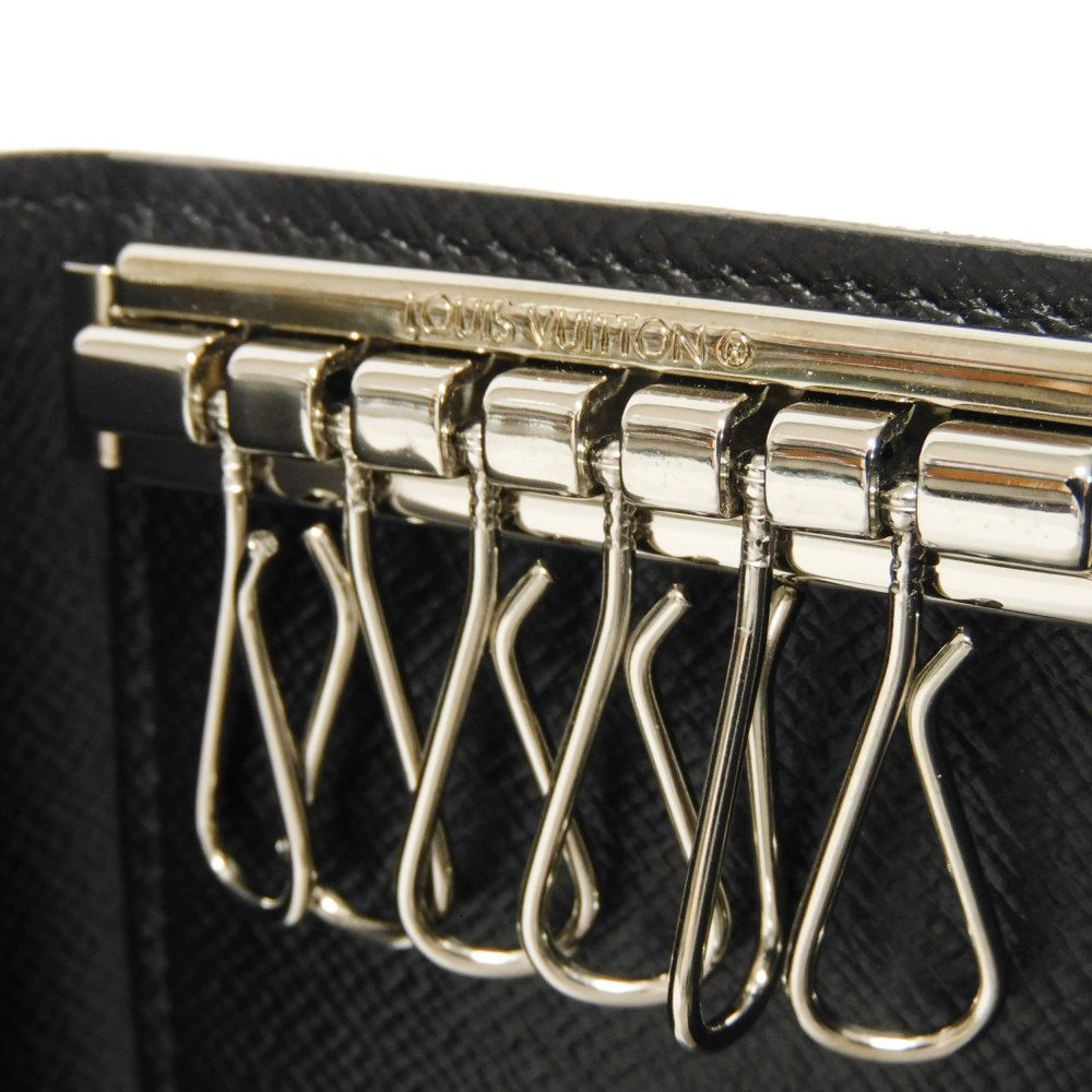 LOUIS VUITTON Key case Key holder N62662 leather Noir Damier Graphite Multicles 6