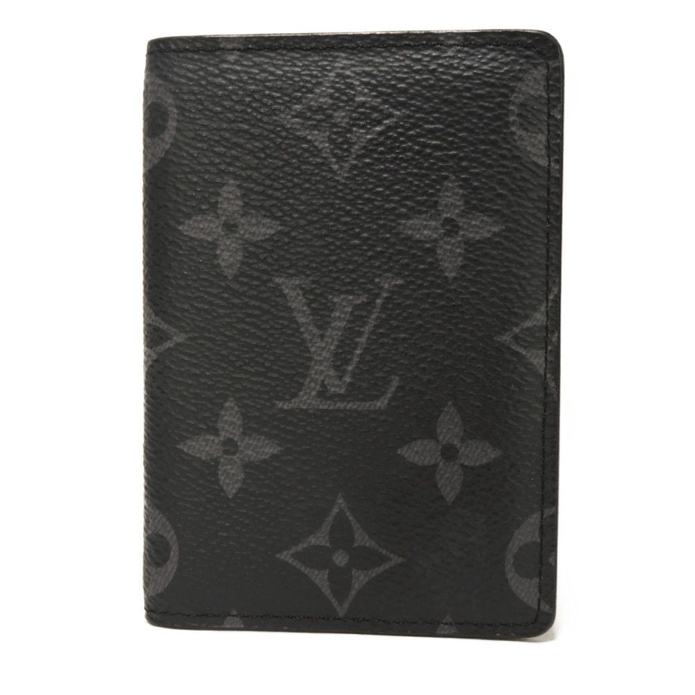LOUIS VUITTON Card Case M61696 leather Noir Monogram Eclipse Organizer De Poch
