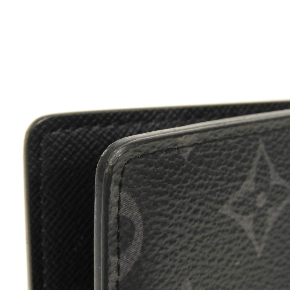 LOUIS VUITTON Card Case M61696 leather Noir Monogram Eclipse Organizer De Poch