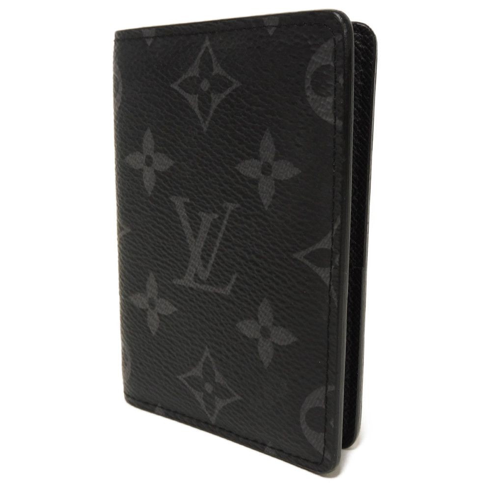 LOUIS VUITTON Card Case M61696 leather Noir Monogram Eclipse Organizer De Poch