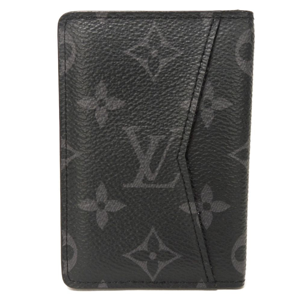 LOUIS VUITTON Card Case M61696 leather Noir Monogram Eclipse Organizer De Poch