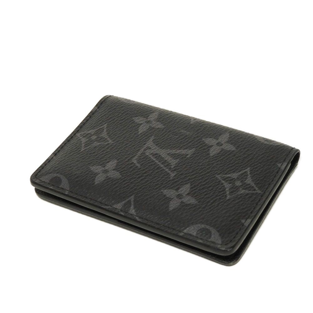 LOUIS VUITTON Card Case M61696 leather Noir Monogram Eclipse Organizer De Poch