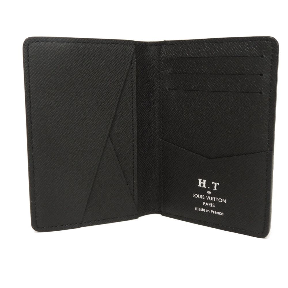 LOUIS VUITTON Card Case M61696 leather Noir Monogram Eclipse Organizer De Poch