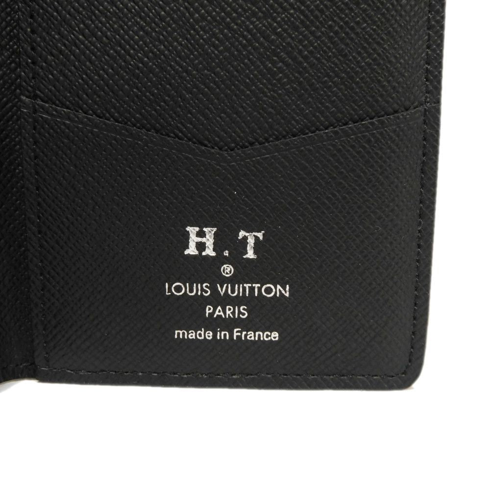 LOUIS VUITTON Card Case M61696 leather Noir Monogram Eclipse Organizer De Poch