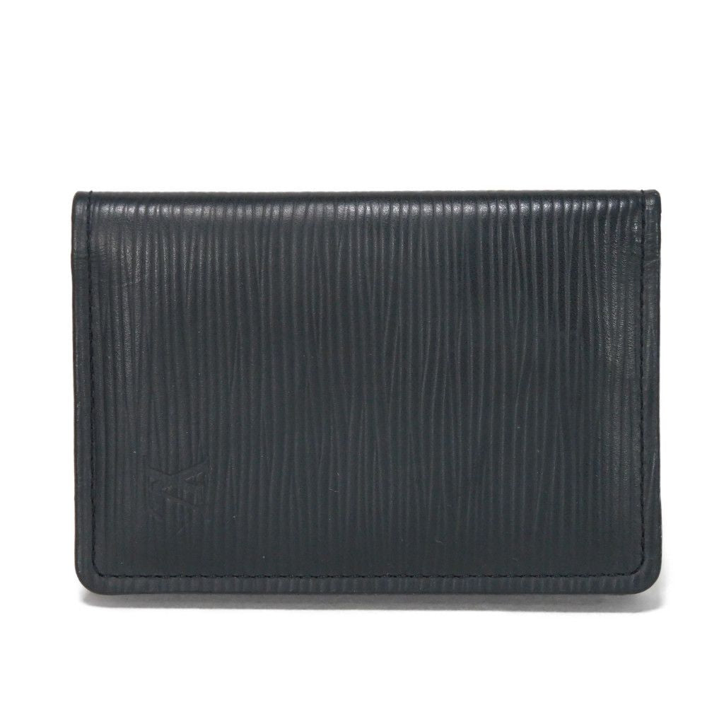 LOUIS VUITTON Card Case M60642 Epi Leatherx grained leather (embossed) Noir Epi Organizer De Poch