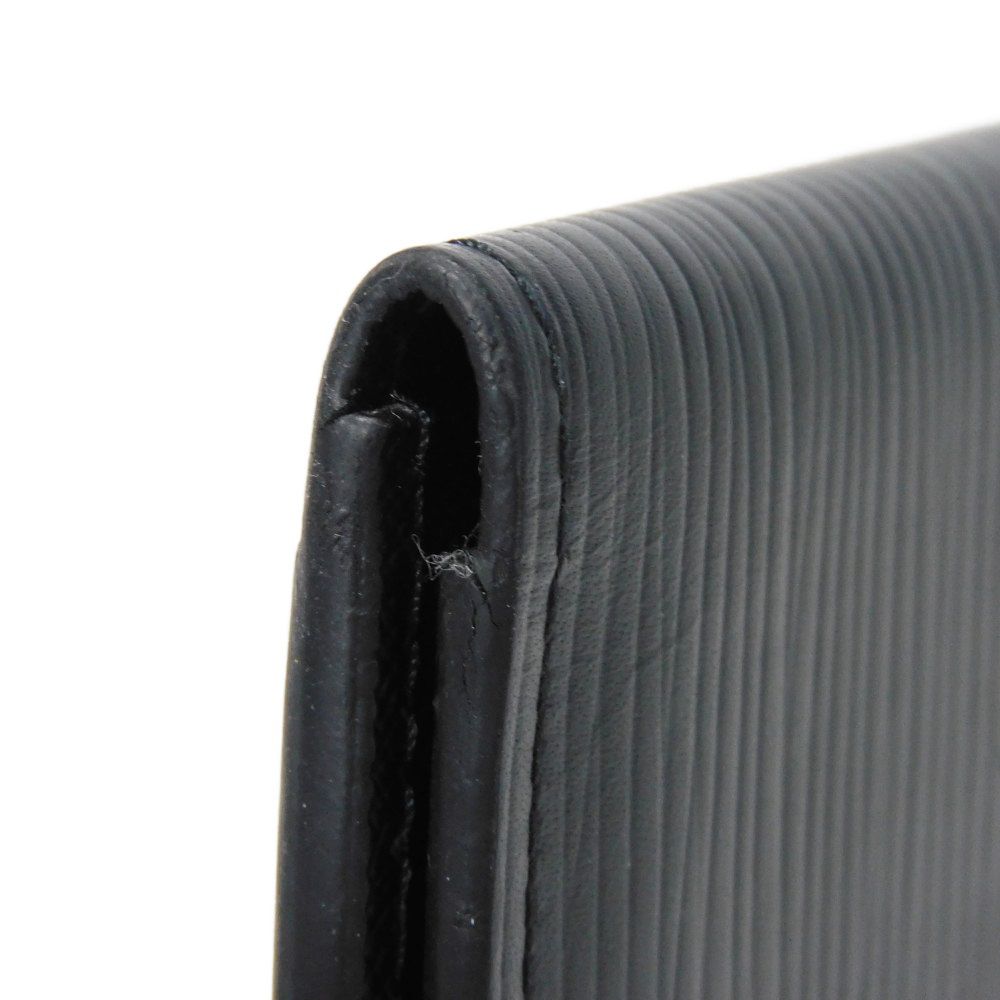 LOUIS VUITTON Card Case M60642 Epi Leatherx grained leather (embossed) Noir Epi Organizer De Poch