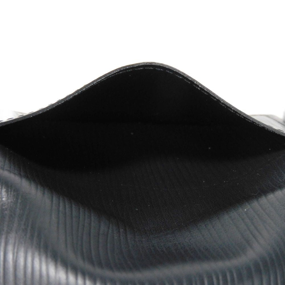 LOUIS VUITTON Card Case M60642 Epi Leatherx grained leather (embossed) Noir Epi Organizer De Poch