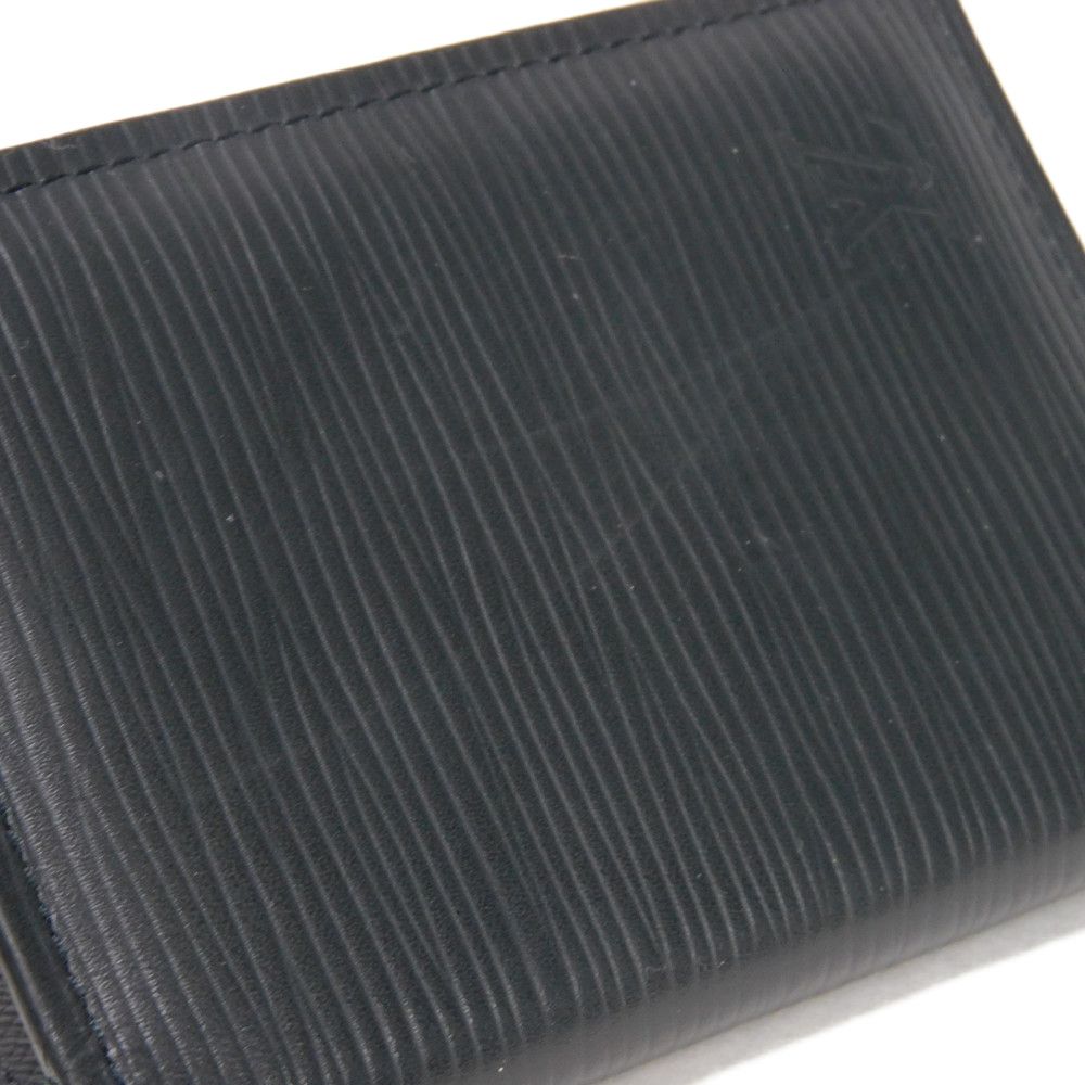 LOUIS VUITTON Card Case M60642 Epi Leatherx grained leather (embossed) Noir Epi Organizer De Poch