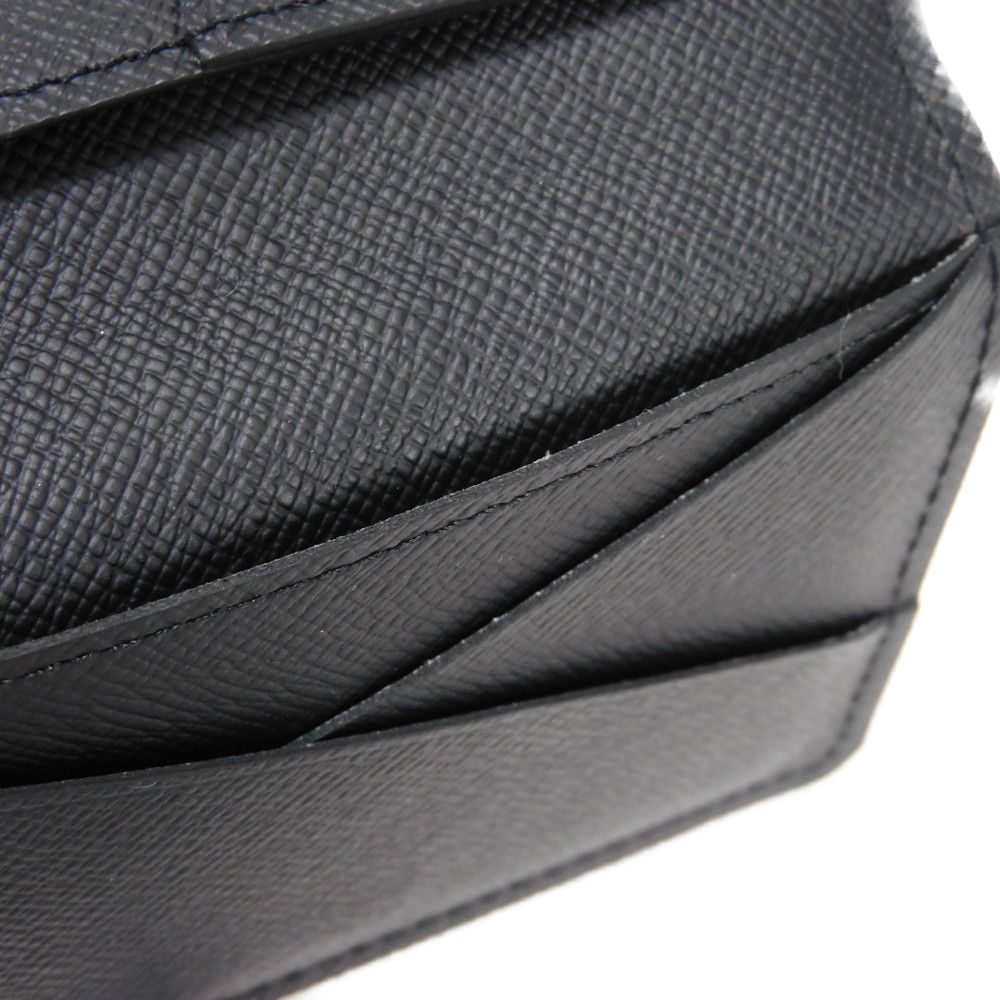 LOUIS VUITTON Card Case M60642 Epi Leatherx grained leather (embossed) Noir Epi Organizer De Poch