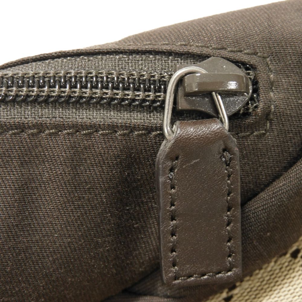 GUCCI Shoulder Bag 145857 GG canvas x calf leather beige GG canvas Perforated leather messenger bag