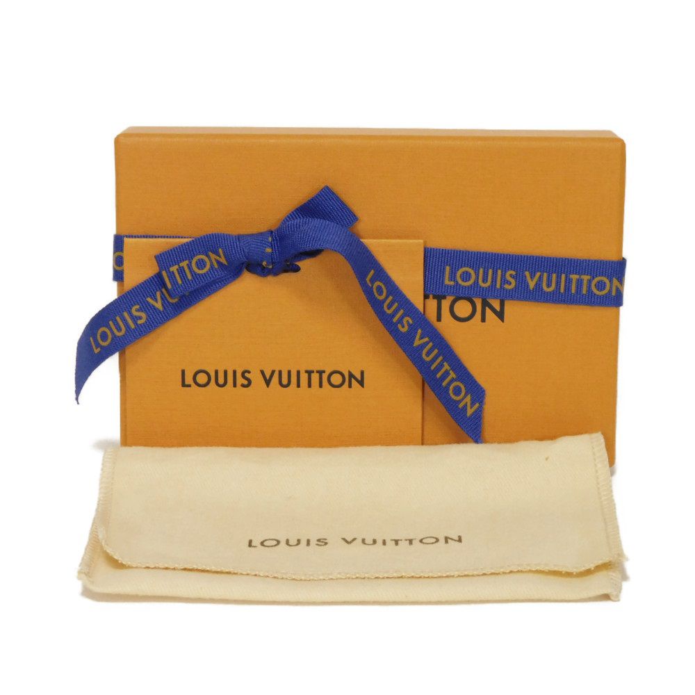 LOUIS VUITTON Card Case M62363 Natural cowhide leather natural Volez Voguez Voyagez porto cult trunk