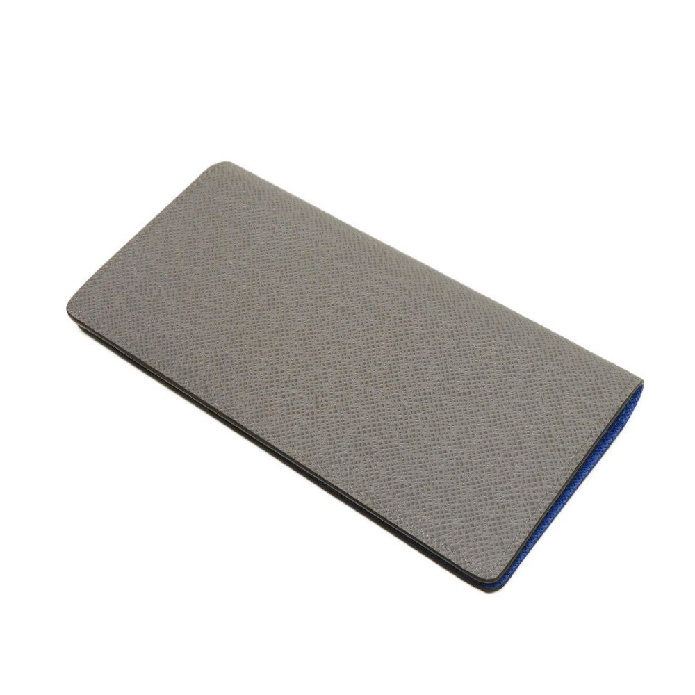 LOUIS VUITTON Long Wallet Purse M11580 Taiga Leather Gris Roche Taiga Portefeuille Blaza NM