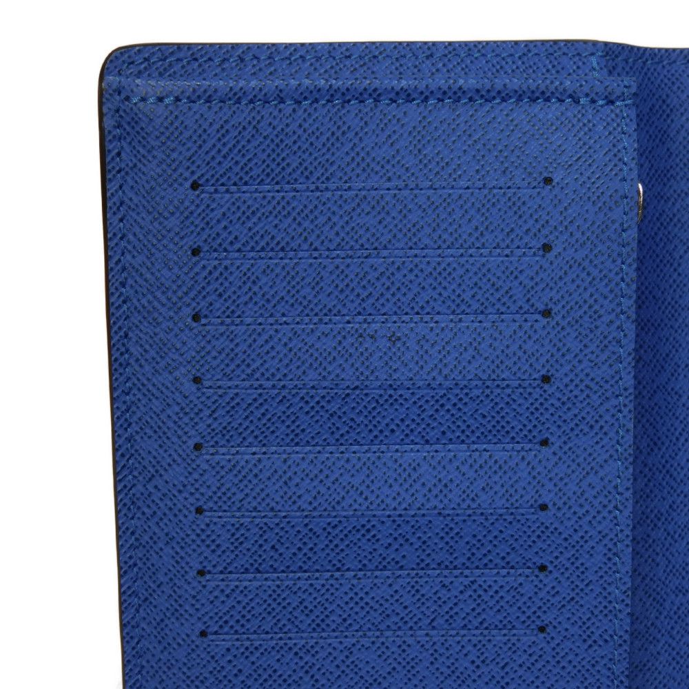 LOUIS VUITTON Long Wallet Purse M11580 Taiga Leather Gris Roche Taiga Portefeuille Blaza NM