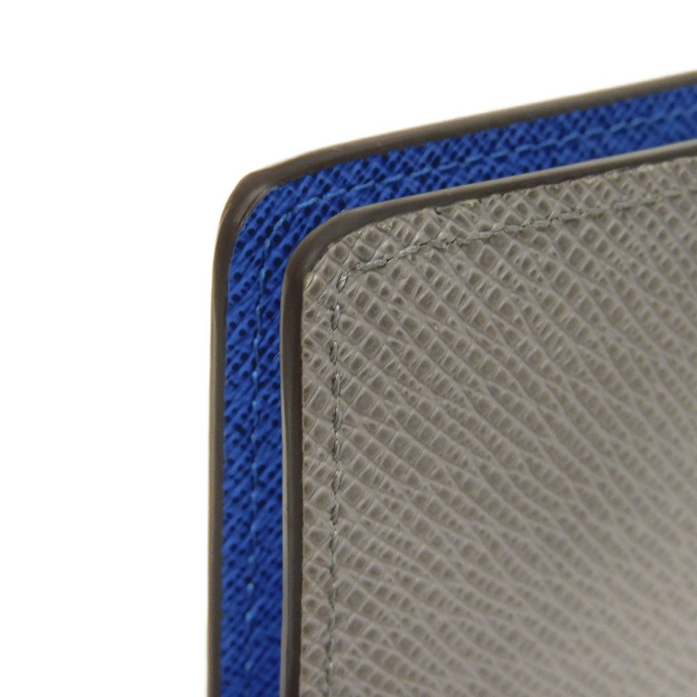 LOUIS VUITTON Long Wallet Purse M11580 Taiga Leather Gris Roche Taiga Portefeuille Blaza NM