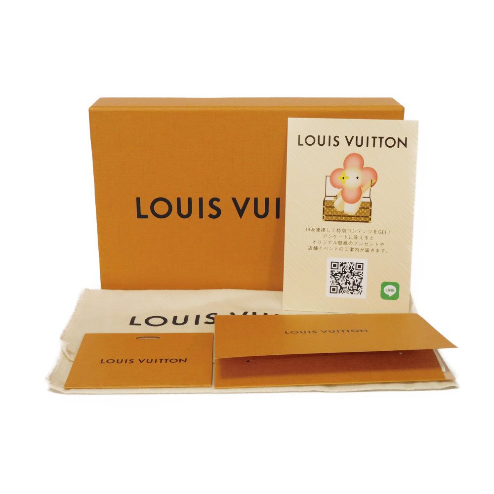 LOUIS VUITTON Long Wallet Purse M11580 Taiga Leather Gris Roche Taiga Portefeuille Blaza NM