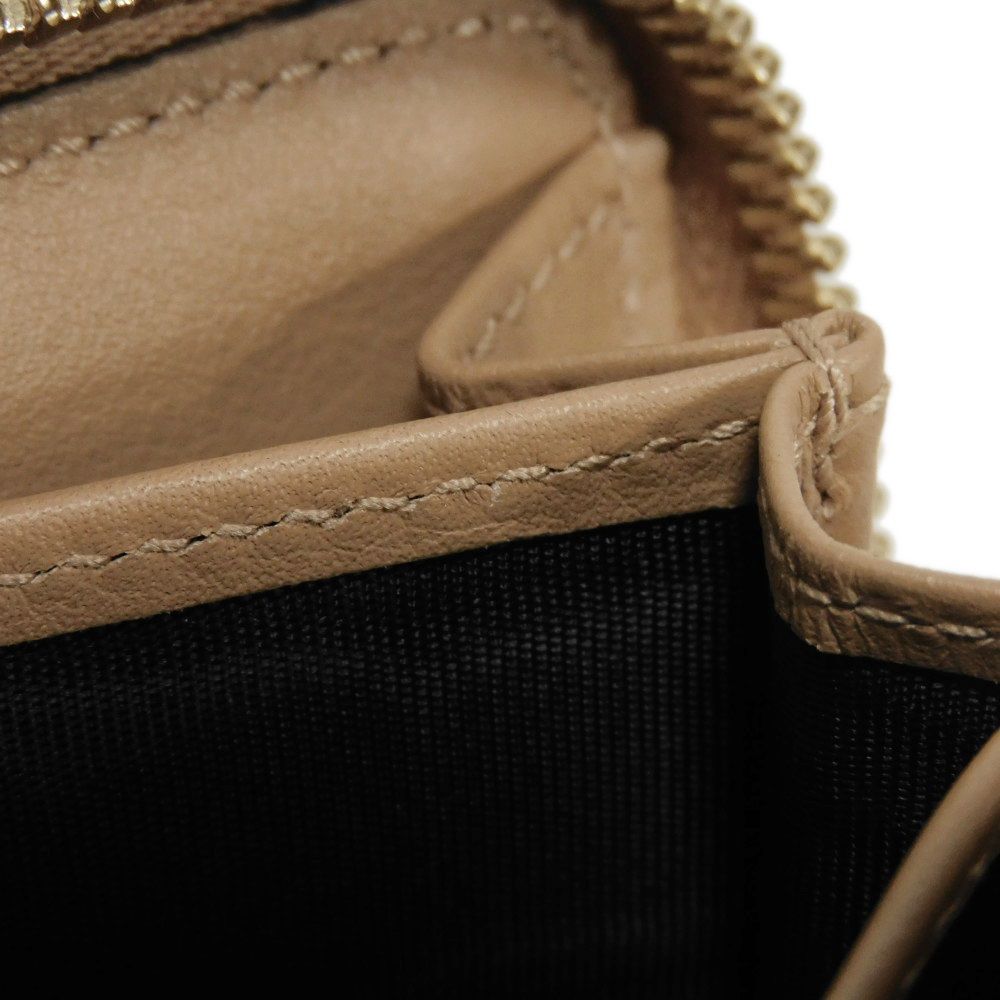 GUCCI Coin case 544249 BMJ1G 2754 Gucci Shima Leather (GG stamped) beige Micro GG Shima Guccissima coin purse