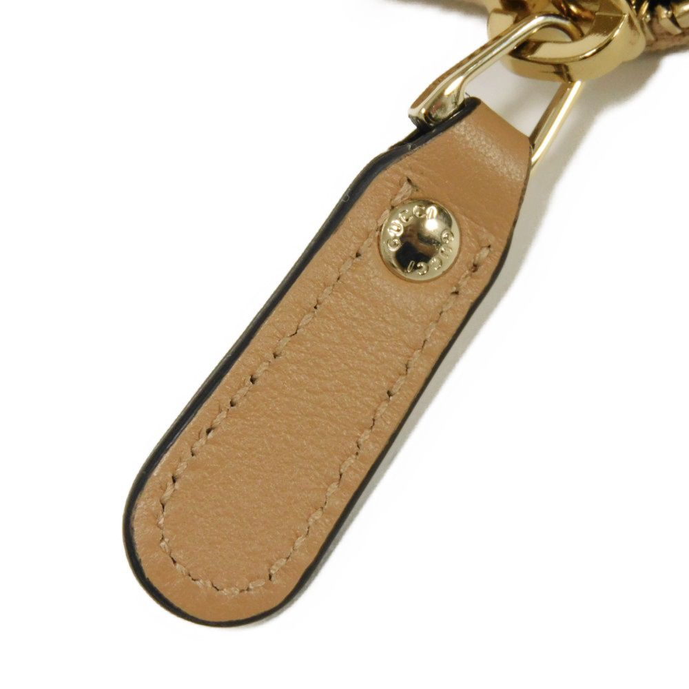 GUCCI Coin case 544249 BMJ1G 2754 Gucci Shima Leather (GG stamped) beige Micro GG Shima Guccissima coin purse