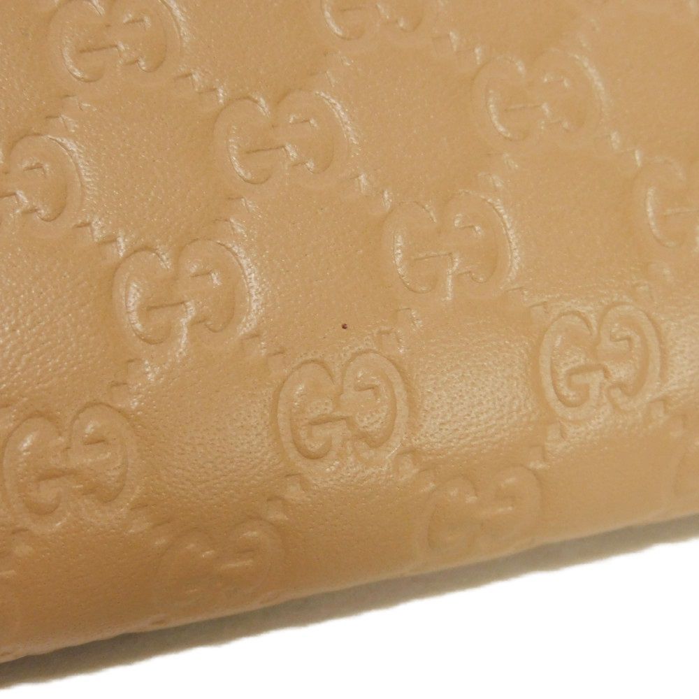 GUCCI Coin case 544249 BMJ1G 2754 Gucci Shima Leather (GG stamped) beige Micro GG Shima Guccissima coin purse