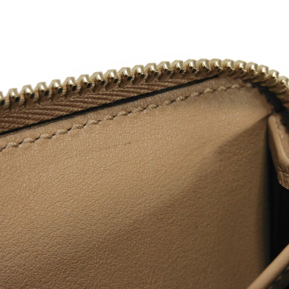 GUCCI Coin case 544249 BMJ1G 2754 Gucci Shima Leather (GG stamped) beige Micro GG Shima Guccissima coin purse