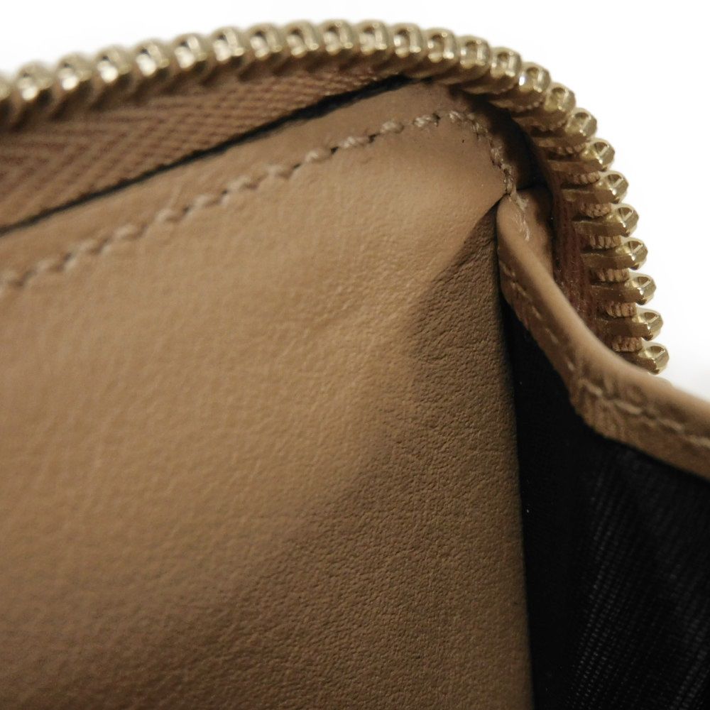 GUCCI Coin case 544249 BMJ1G 2754 Gucci Shima Leather (GG stamped) beige Micro GG Shima Guccissima coin purse