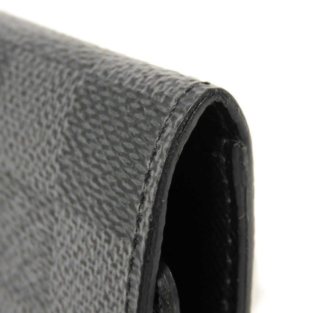 LOUIS VUITTON Key case Key holder N62662 Damier Graffit canvas x grain leather Noir Damier Graphite Multicles 6