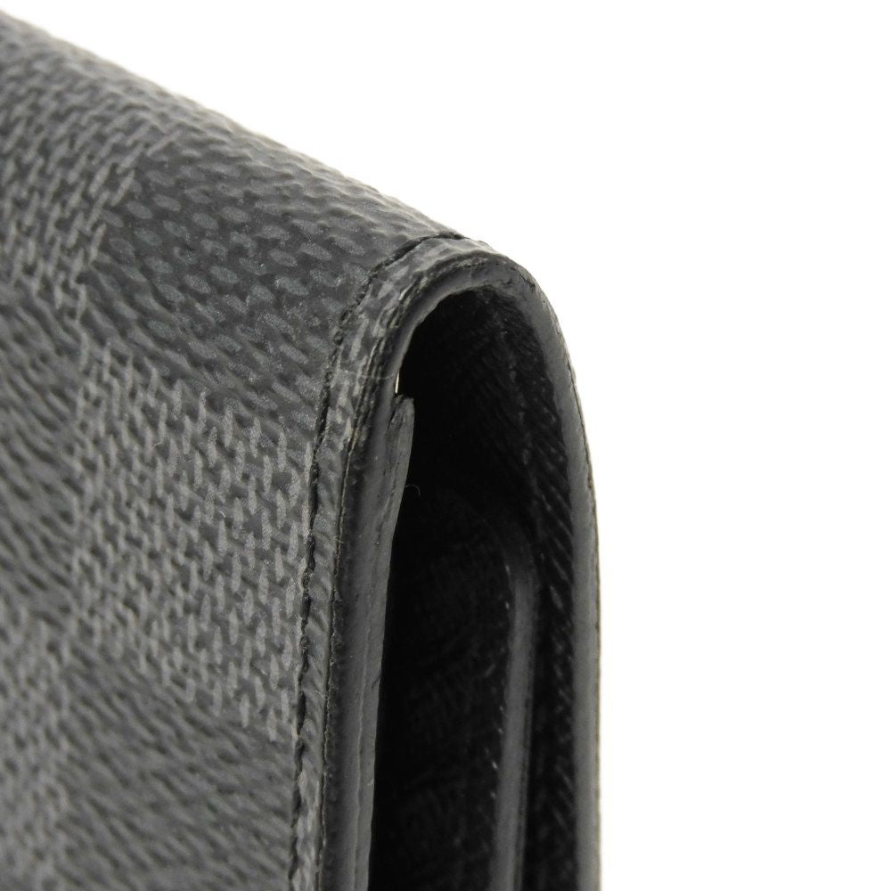 LOUIS VUITTON Key case Key holder N62662 Damier Graffit canvas x grain leather Noir Damier Graphite Multicles 6