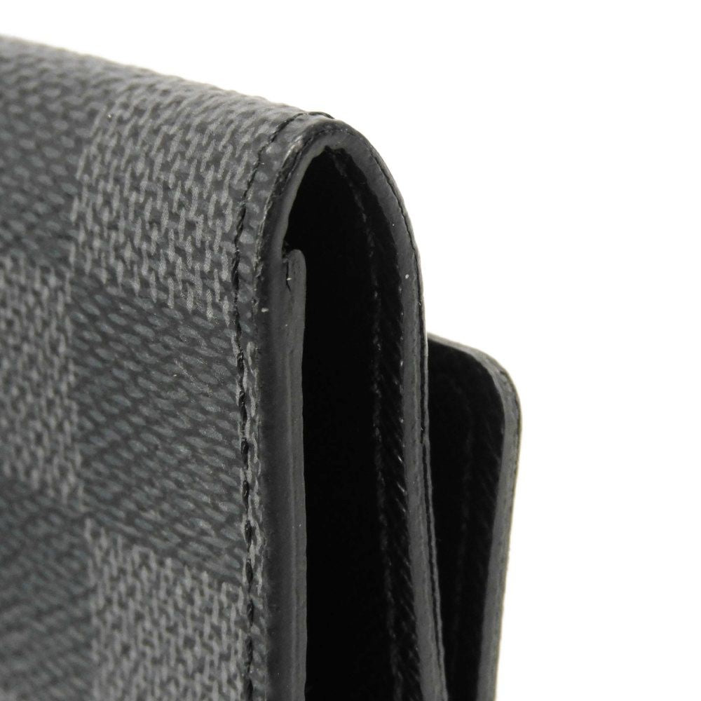 LOUIS VUITTON Key case Key holder N62662 Damier Graffit canvas x grain leather Noir Damier Graphite Multicles 6