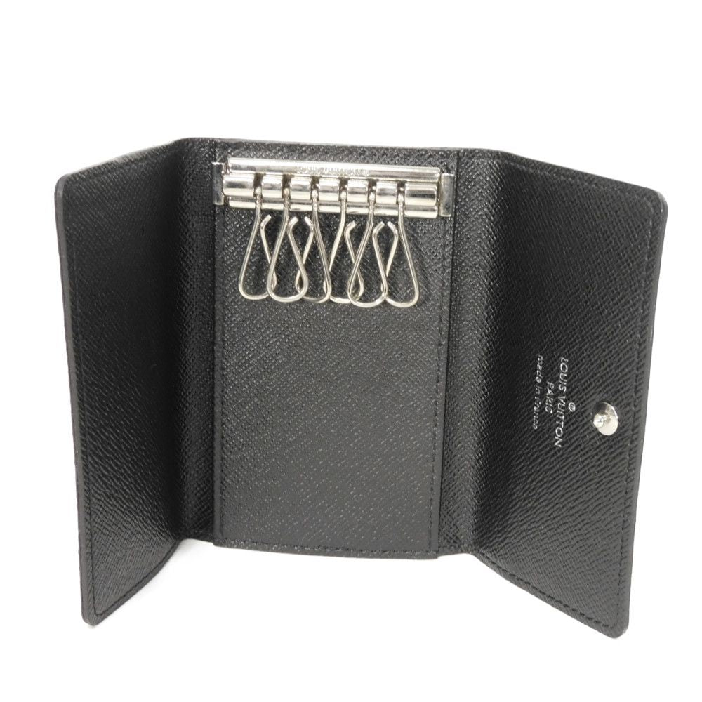 LOUIS VUITTON Key case Key holder N62662 Damier Graffit canvas x grain leather Noir Damier Graphite Multicles 6