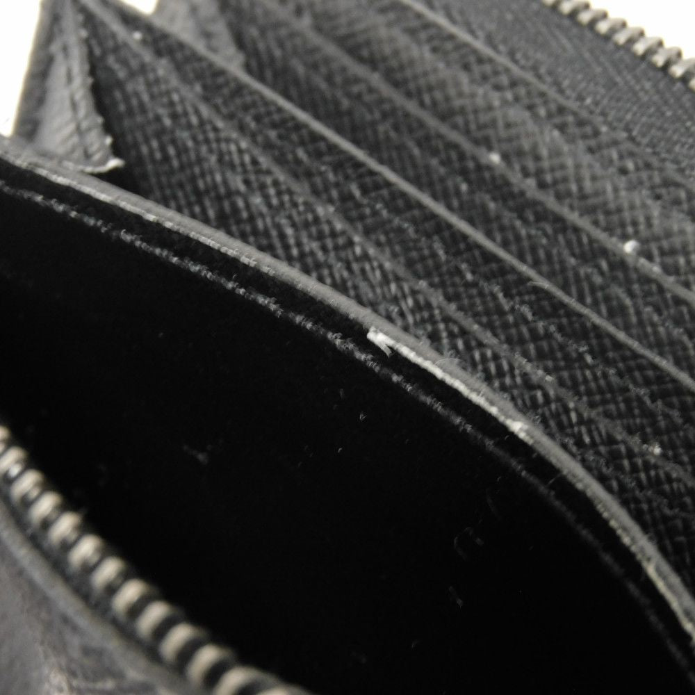LOUIS VUITTON Coin case M81662 Monogram Eclipse canvas x grain leather Noir Monogram Eclipse Zippy Coin Purse Vertical