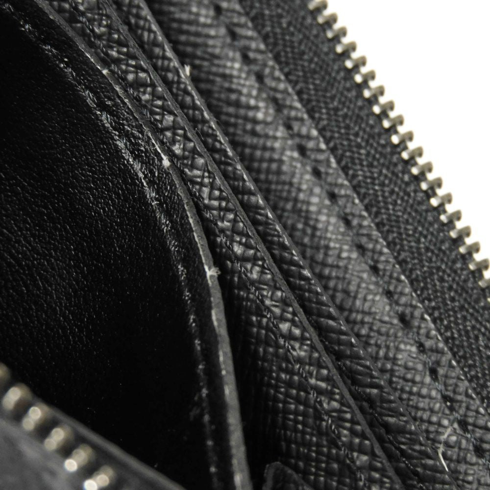 LOUIS VUITTON Coin case M81662 Monogram Eclipse canvas x grain leather Noir Monogram Eclipse Zippy Coin Purse Vertical
