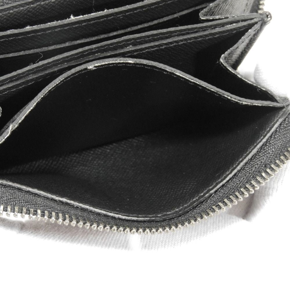 LOUIS VUITTON Coin case M81662 Monogram Eclipse canvas x grain leather Noir Monogram Eclipse Zippy Coin Purse Vertical