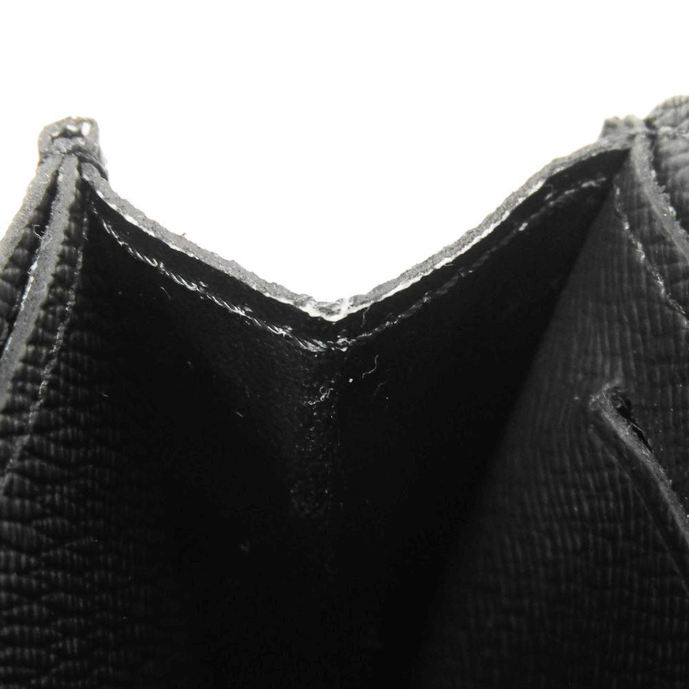 LOUIS VUITTON Coin case M81662 Monogram Eclipse canvas x grain leather Noir Monogram Eclipse Zippy Coin Purse Vertical