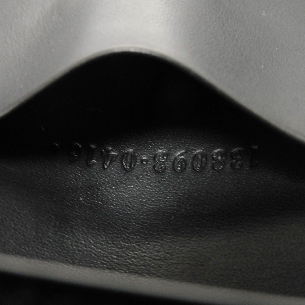 GUCCI Key case Key holder 138093 Calf leather black GG Shima Guccissima 6-ring keychain