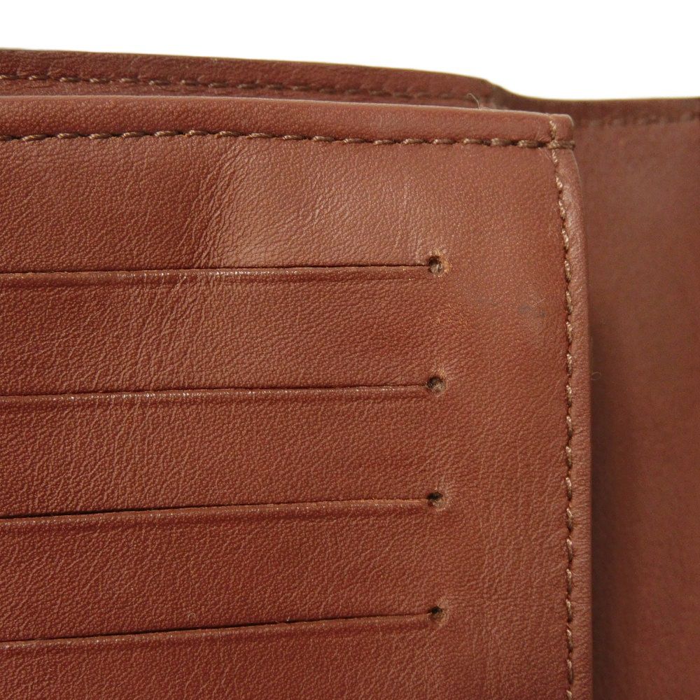 LOUIS VUITTON Long Wallet Purse M61195 Cuir Ombre Leather Akajou Cuir Ombre Portefeuille Braza
