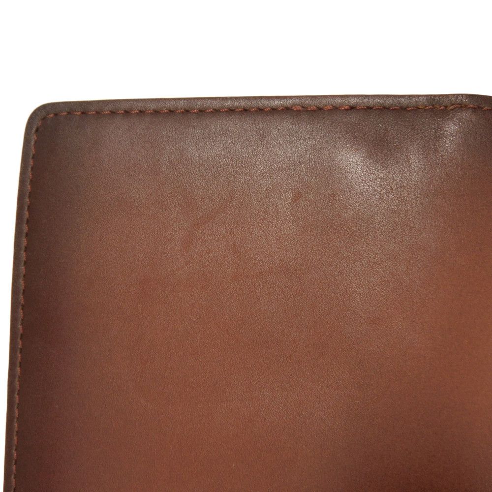 LOUIS VUITTON Long Wallet Purse M61195 Cuir Ombre Leather Akajou Cuir Ombre Portefeuille Braza