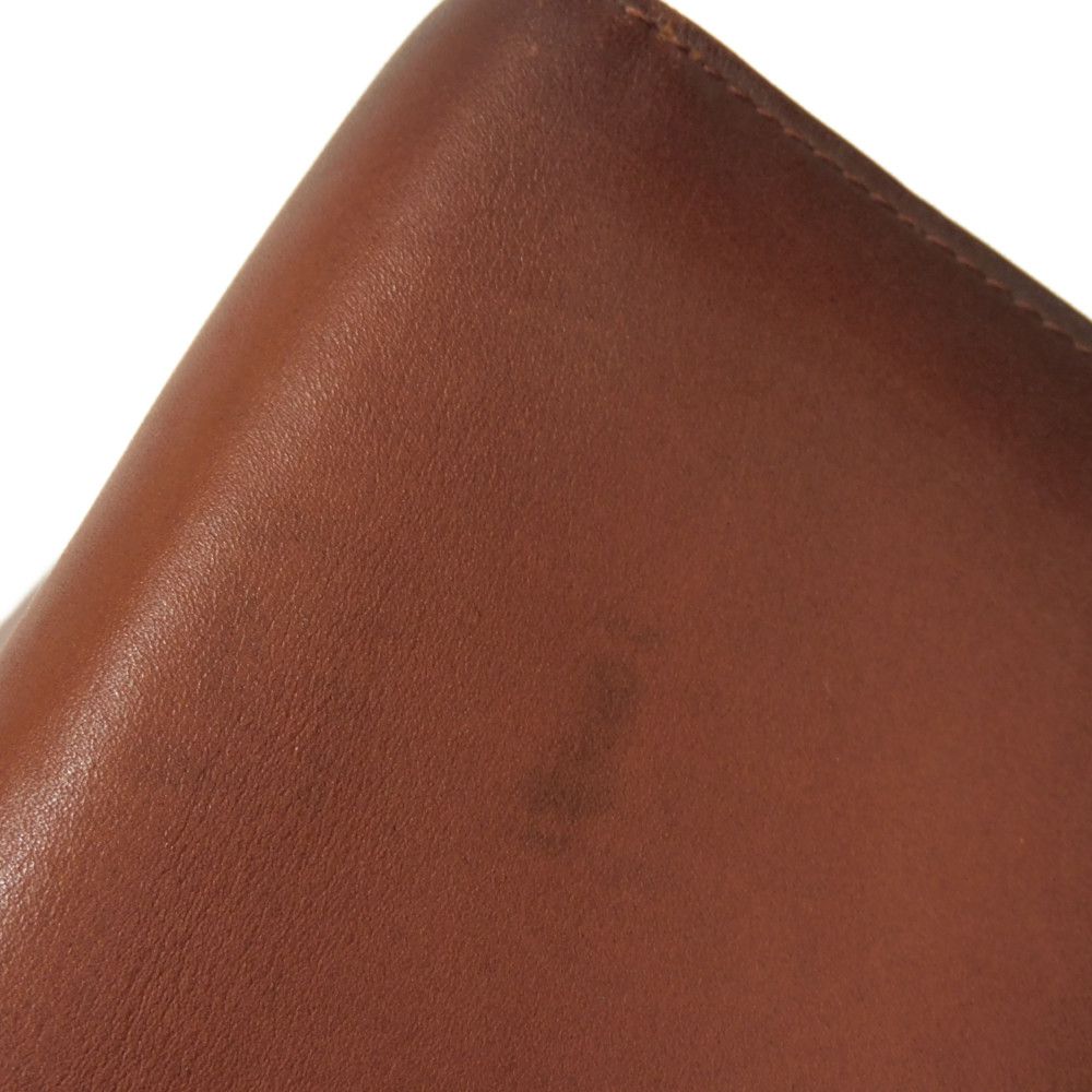 LOUIS VUITTON Long Wallet Purse M61195 Cuir Ombre Leather Akajou Cuir Ombre Portefeuille Braza