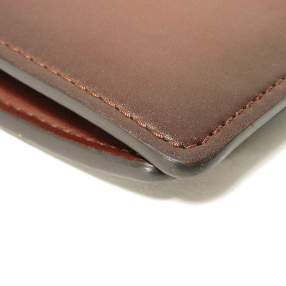 LOUIS VUITTON Long Wallet Purse M61195 Cuir Ombre Leather Akajou Cuir Ombre Portefeuille Braza
