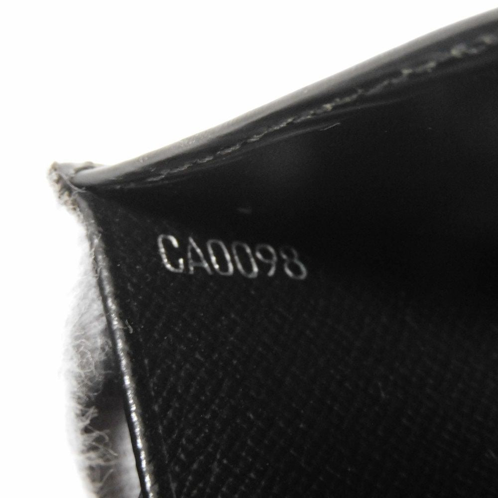 LOUIS VUITTON Coin case M63412 Epi Leather x grain leather Noir Epi Porto Monet Simple