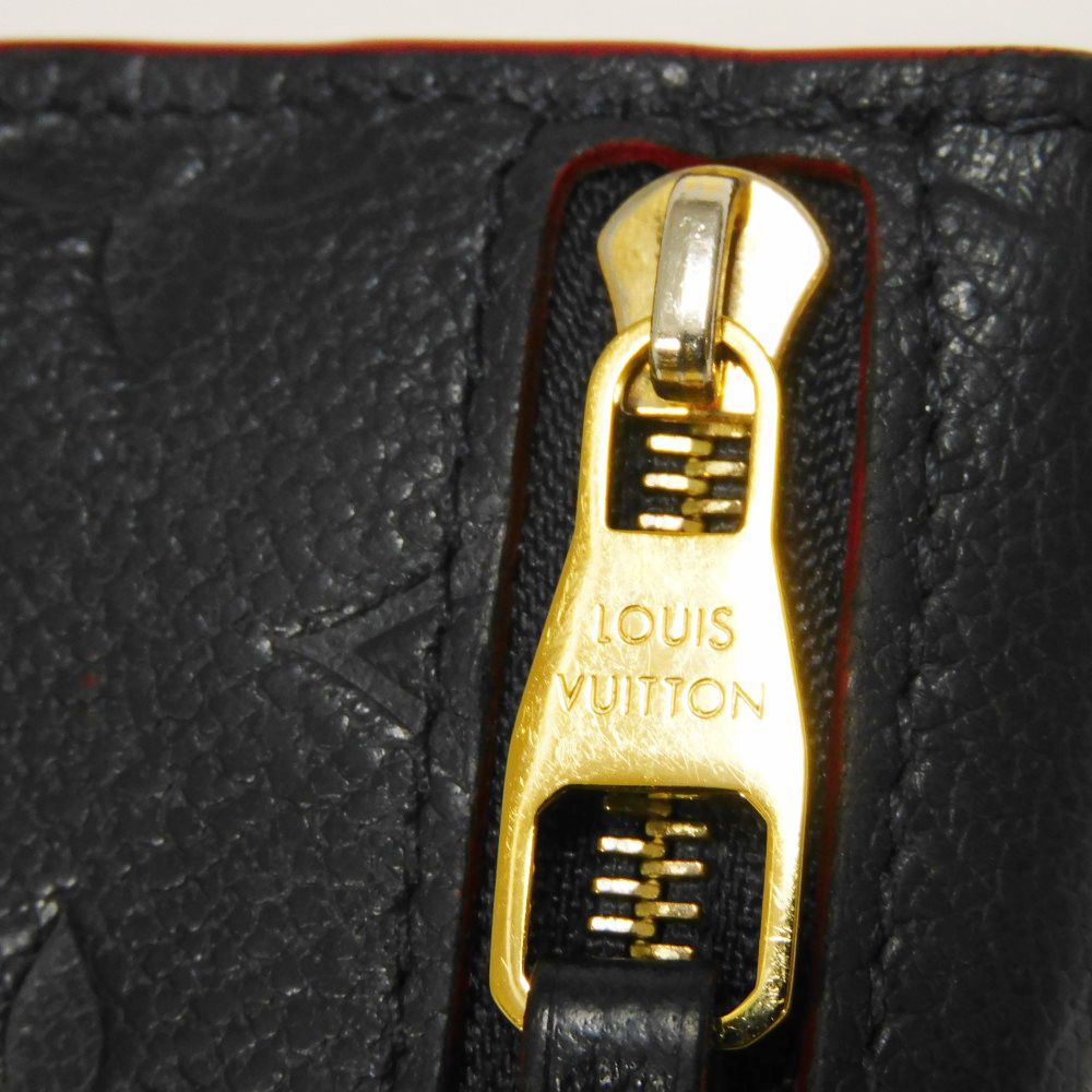 LOUIS VUITTON Coin case M62017 Implant leather (monogram embossed) Marine Rouge Monogram Unplant Pochette cree
