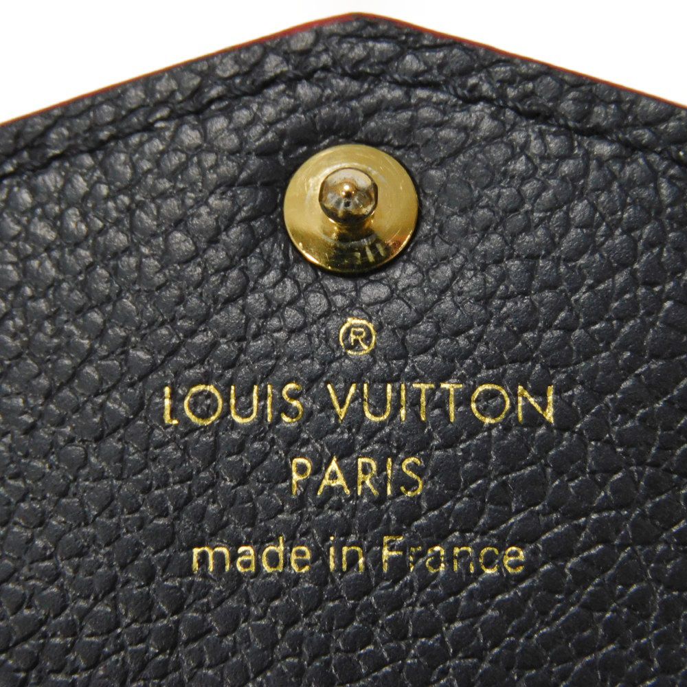 LOUIS VUITTON Coin case M62017 Implant leather (monogram embossed) Marine Rouge Monogram Unplant Pochette cree