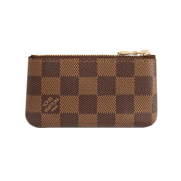 LOUIS VUITTON Key case Key holder N62658 Damier canvas, leather Ebene Pochette Cre