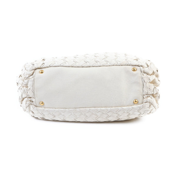 MIUMIU Handbag others white MIUMIU Mew Mew SACCA 2 MANICI Women Used Authentic