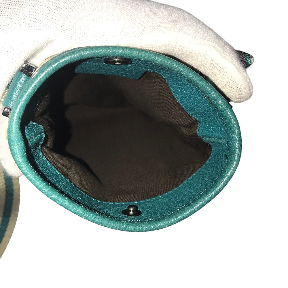 GUCCI Shoulder Bag 141863 001998 GG canvas Brown green Cross body Women(Unisex) Used Authentic
