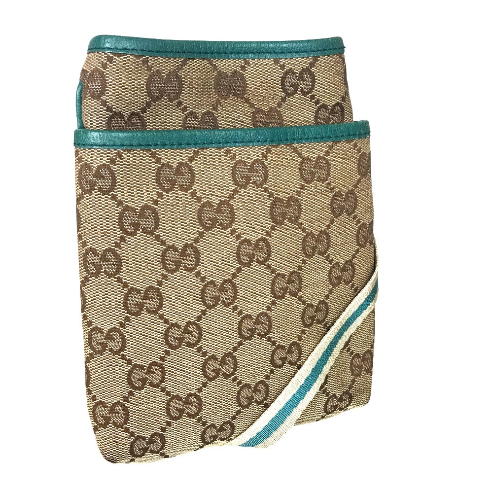 GUCCI Shoulder Bag 141863 001998 GG canvas Brown green Cross body Women(Unisex) Used Authentic