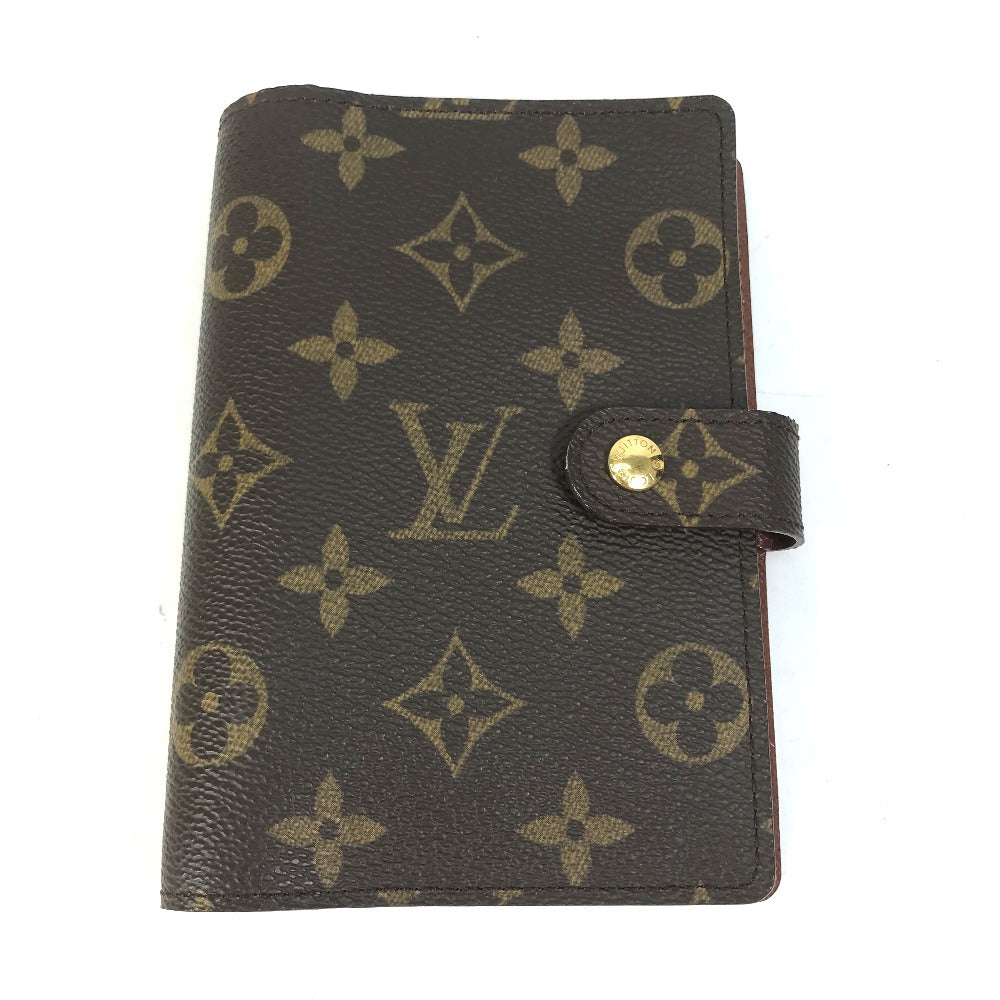LOUIS VUITTON Notebook cover R20005 Monogram canvas Brown Monogram Agenda PM