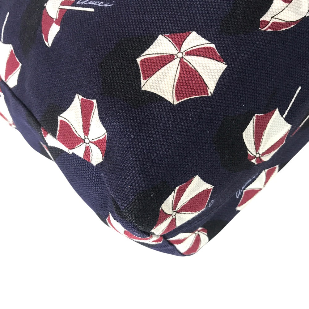 GUCCI Tote Bag 284721 000926 canvas Navy Handbag Kids Line Umbrella